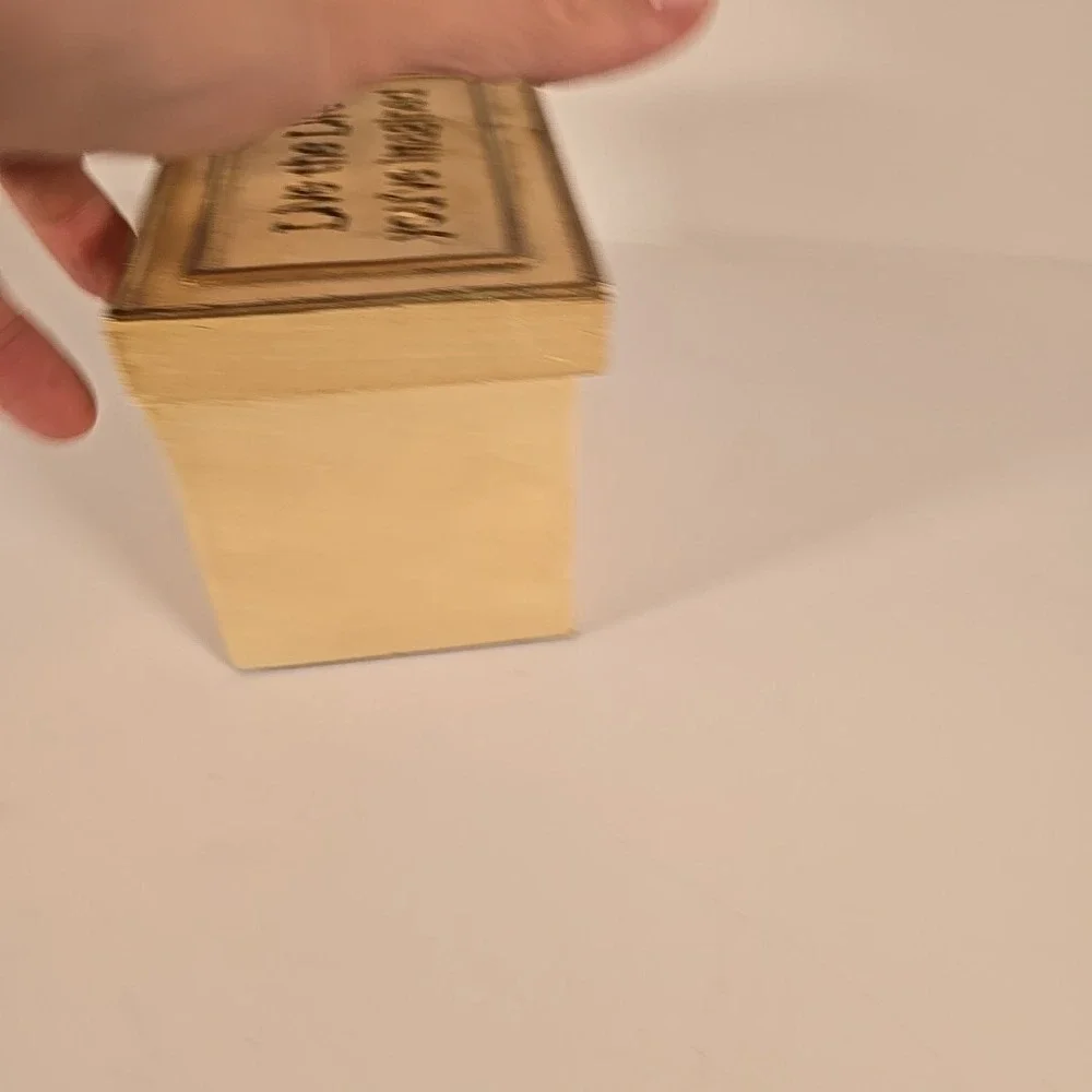 Small Lidded Trinket Ring Box 